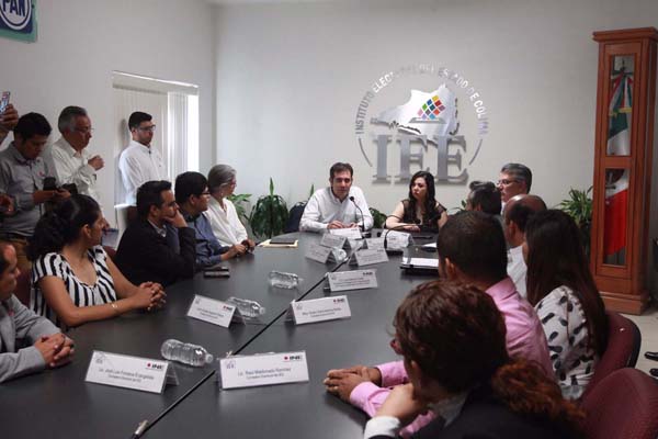 Firma de Convenio  Instituto Nacional Electoral y el Instituto Electoral del Estado de Colima.