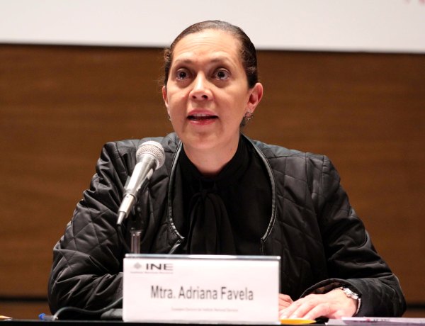 Consejera Electoral Adriana Favela Herrera.