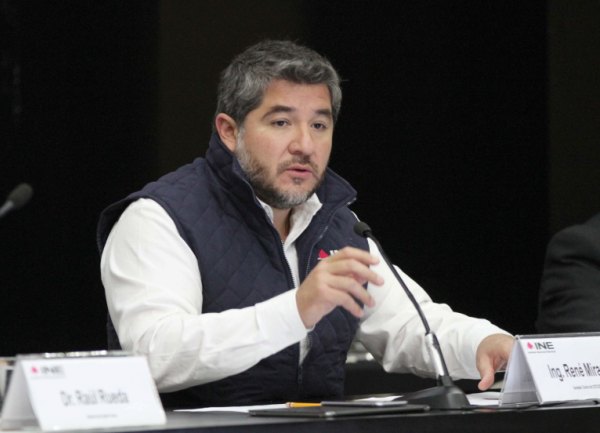 Director Ejecutivo del Registro Federal de Electores del INE René Miranda Jaimes.