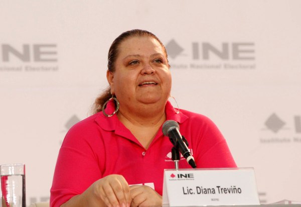 Jefe de departamento de Contenidos y Didáctica para la Capacitación Electoral Diana Treviño Rangel.