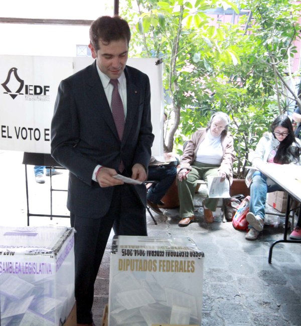 Votación del Consejero Presidente del INE Lorenzo Córdova Vianello.