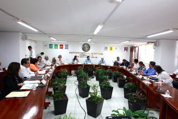 Reunión de los Consejeros Electorales del INE con los integrantes del Instituto de Elecciones y de Participación Ciudadana de Chiapas