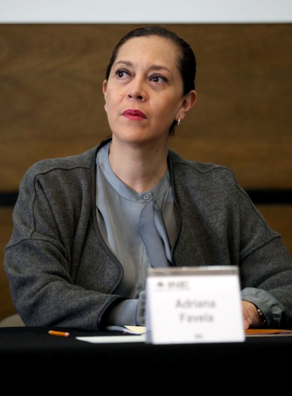 Consejera Electoral Adriana Favela Herrera, Presidenta de la Comisión del Registro Federal de Electores.