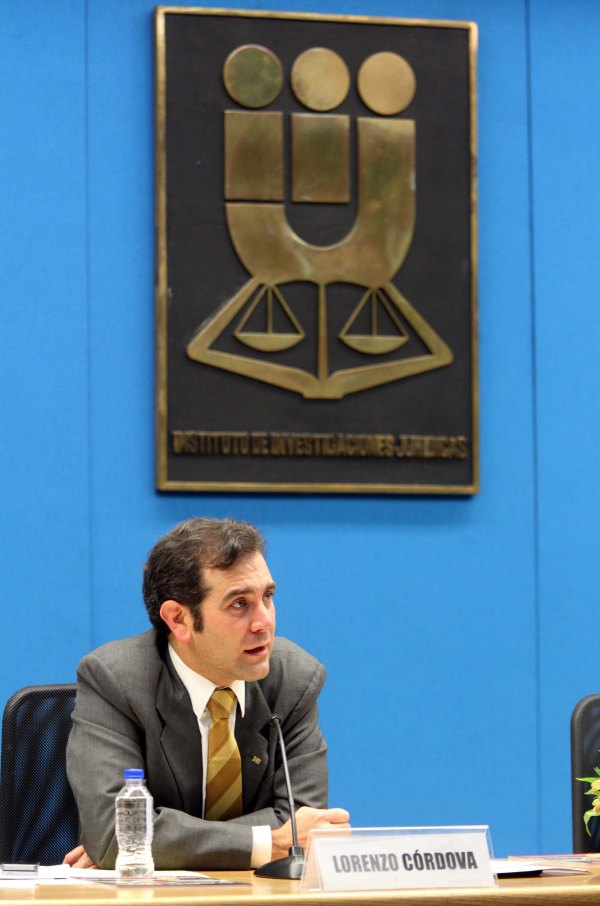 Consejero Presidente del INE Lorenzo Córdova Vianello. 