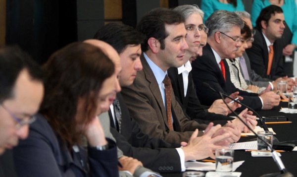 Participación del Consejero Presidente Lorenzo Córdova Vianello durante la  Firma del convenio de colaboración con la ATIM-INE. 