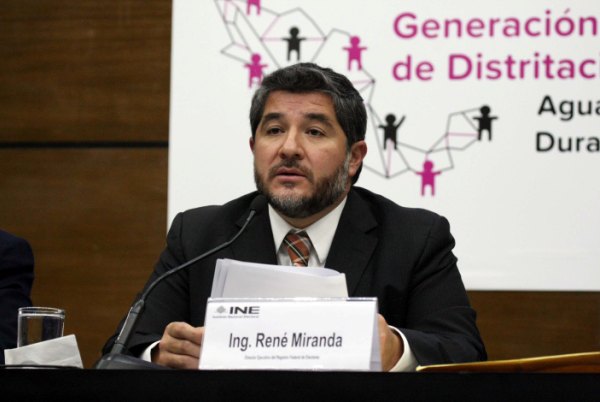 Director Ejecutivo del Registro Federal de Electores René Miranda Jaimes.