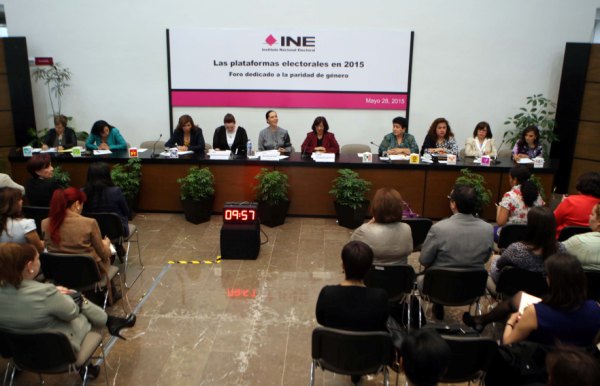 Séptimo foro Las Plataformas Electorales 2015 Paridad de género.