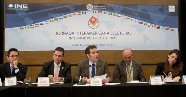 Inauguración de la VIII Jornada Interamericana Electoral.