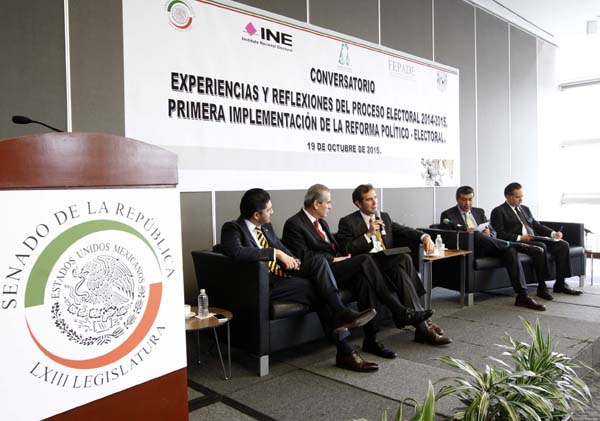 Conversatorio Experiencias y Reflexiones del Proceso Electoral 2014-2015. Primera Implementación de la Reforma Político-Electoral.