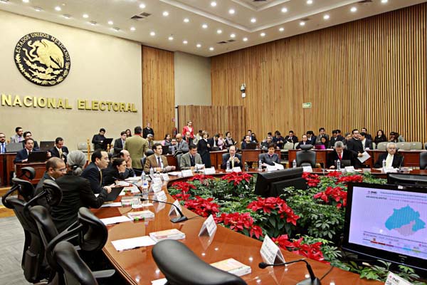 Continuación de la Sesión Extraordinaria del Consejo General. 