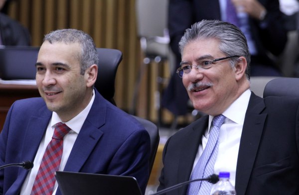 Consejeros Electorales Benito Nacif Hernández y Arturo Sánchez Gutiérrez.