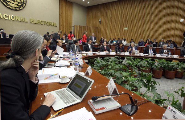 Sesión Ordinaria del Consejo General del INE.