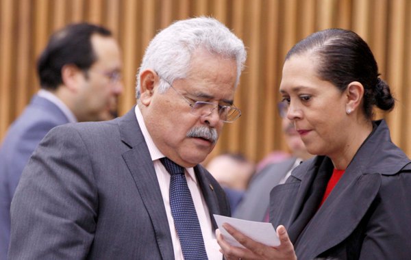 Consejera y Consejero Electorales Adriana Favela Herrera y Javier Santiago Castillo.