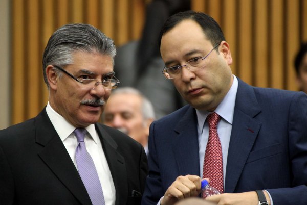 Consejeros Electorales  Arturo Sánchez Gutiérrez y Ciro Murayama Rendón.