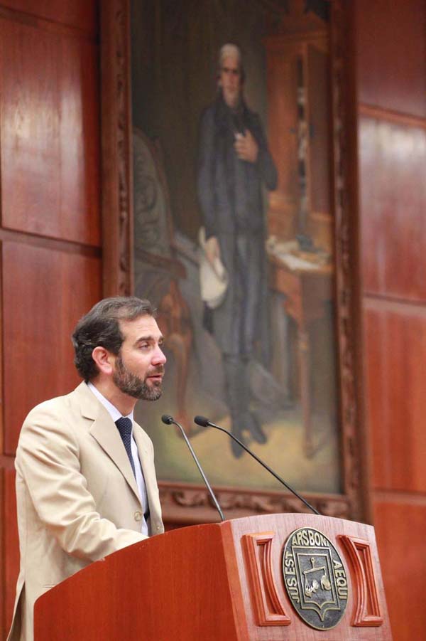Consejero Presidente del INE, Lorenzo Córdova Vianello..