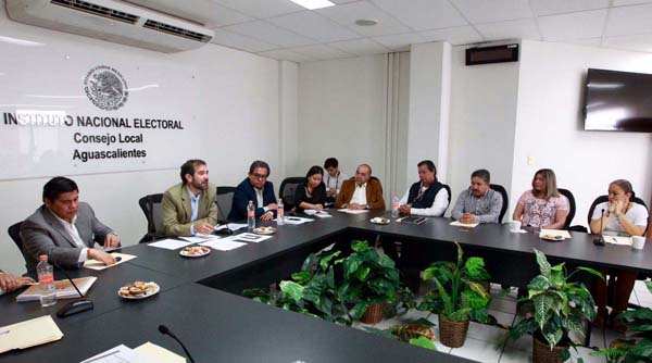 Reunión del Consejero Presidente del INE con la estructura del INE Aguascalientes.