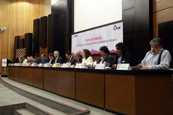 Primer Foro de Ideas de Candidatas y Candidatos a la Asamblea Constituyente de la Ciudad de México.