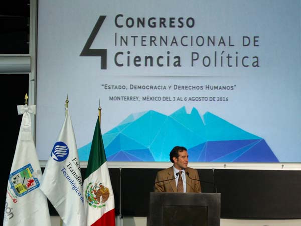 Inauguración del 4° Congreso Internacional de Ciencia Política. 