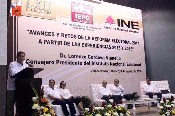 Conferencia Magistral Avances y retos de la Reforma Electoral 2014 a partir de las experiencias 2015 y 2016