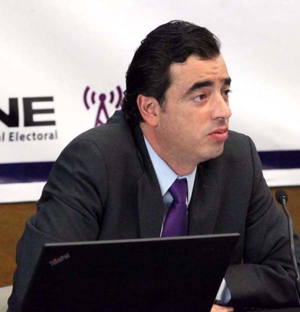 Director Ejecutivo de Prerrogativas y Partidos Políticos Patricio Ballados Villagómez.