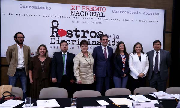 Lanzamiento de la Convocatoria al Premio XII  Rostros de la Discriminación Gilberto Rincón Gallardo.