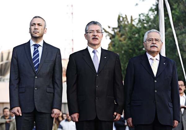 Consejeros Electorales Benito Nacif Hernández, Arturo Sánchez Gutiérrez  y Javier Santiago Castillo. 