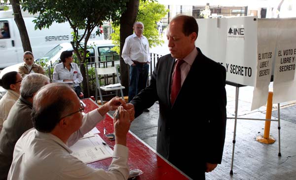 Votación del Consejero Electoral Marco Antonio Baños Martínez

