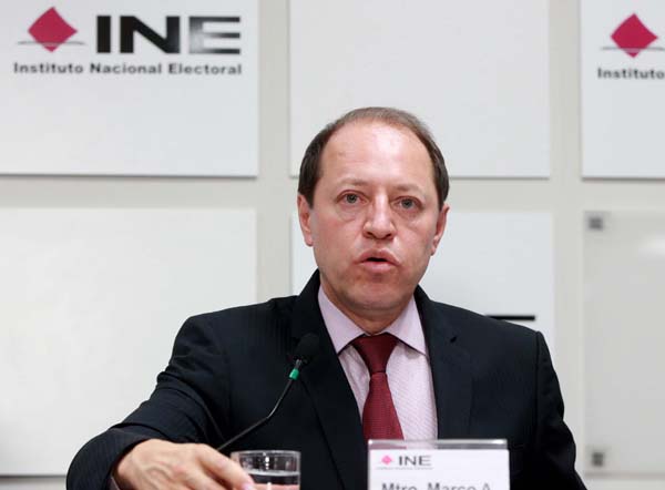 Consejero Electoral Marco Antonio Baños Martínez.
