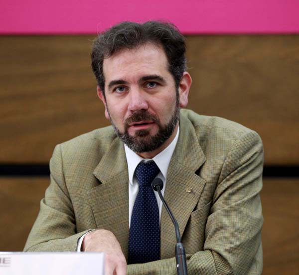 Consejero Presidente del INE Lorenzo Córdova Vianello.