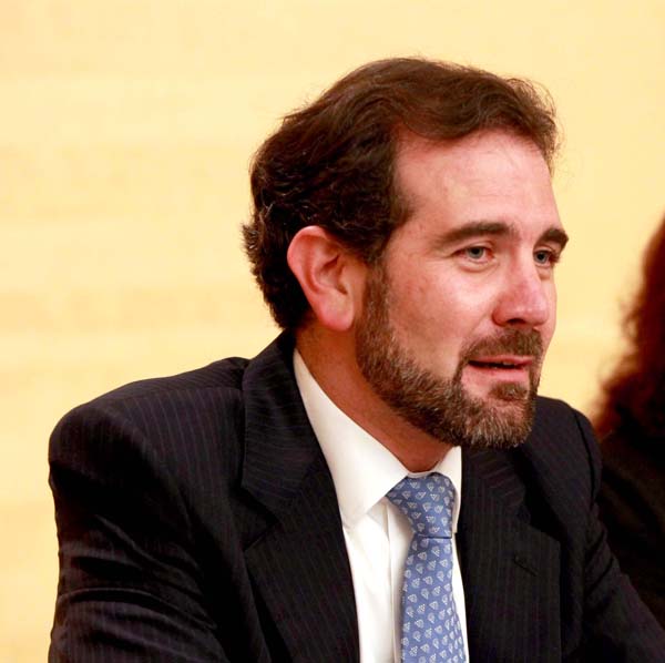 Consejero  Presidente del INE Lorenzo Córdova Vianello.