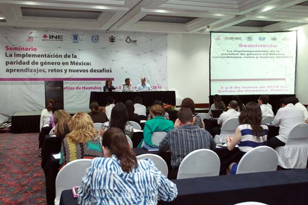 Seminario: La Implementación de la paridad de género en México: Aprendizajes, retos y nuevos desafíos. 