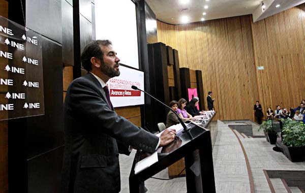 Consejero Presidente Lorenzo Córdova Vianello en el Foro Participación igualitaria en los Procesos Electorales. Avances y retos. 