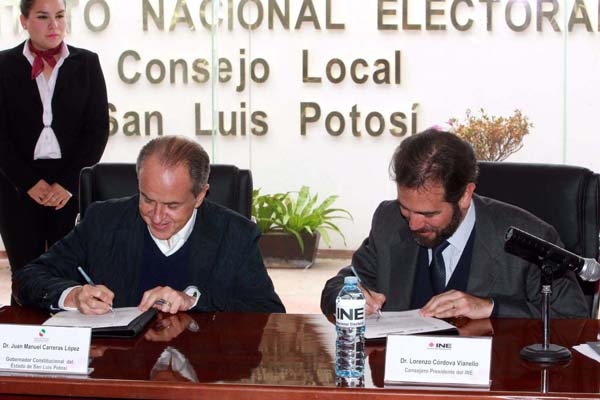Firma de Convenio General de Apoyo y Colaboración con Gobierno del Estado y Poder Judicial de San Luis Potosí. 