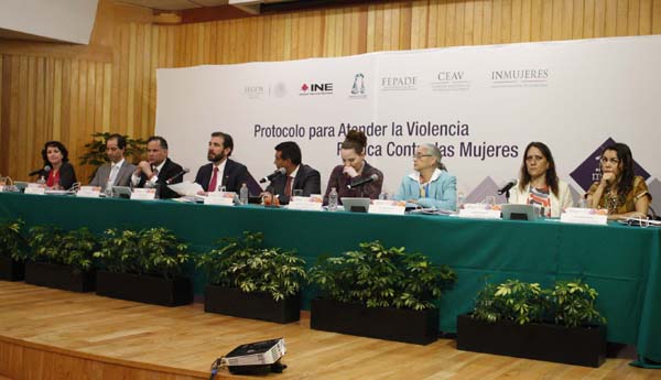 Presentación del Protocolo para atender la violencia Política contra las mujeres. 
