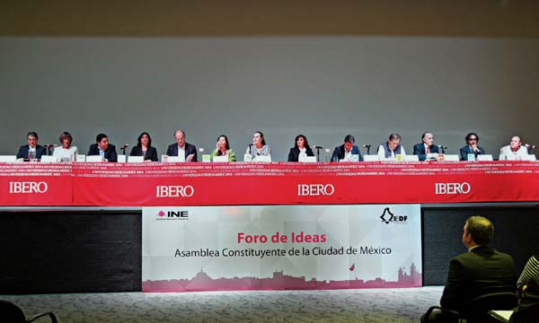 Candidatos Participantes en el Segundo Foro de Ideas a la asamblea Constituyente de la Ciudad de México. 