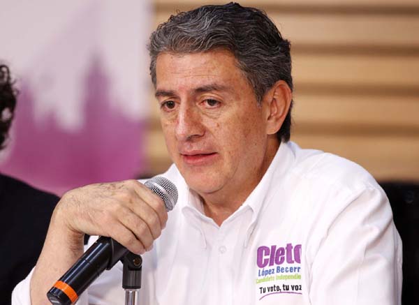 Candidato Independiente (7) Gerardo Cleto López Becerra..