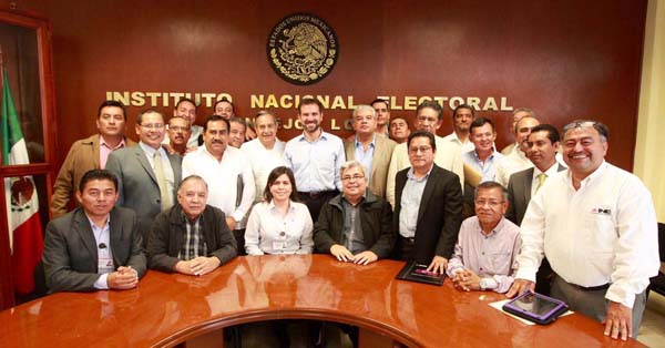 Reunión Consejero Presidente del INE Lorenzo Córdova Vianello y el Consejo Local en el Estado de Veracruz