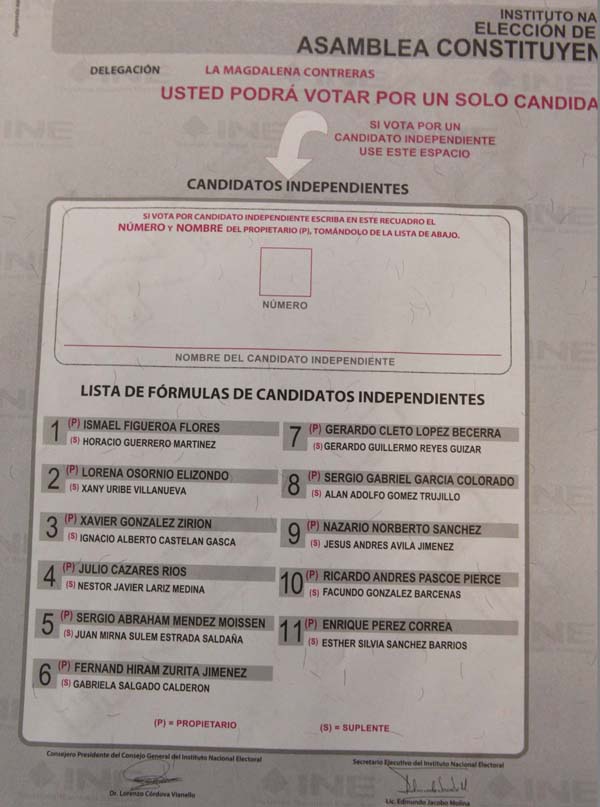  Aspectos Inicio de  Producción de material electoral para la elección de la Asamblea Constituyente de la CDMX. Talleres Gráficos de México.