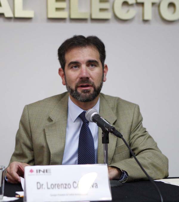  Consejero Presidente del INE Lorenzo Córdova Vianello.