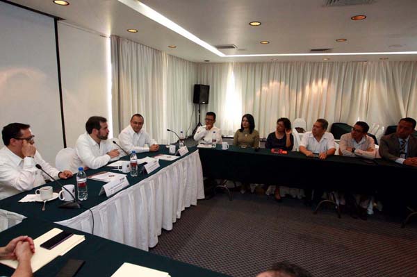 Reunión con el Organismo Público Local Electoral de Oaxaca.
