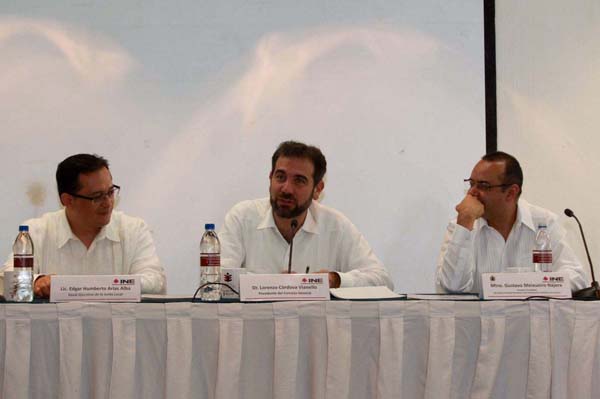 Reunión con el Organismo Público Local Electoral de Oaxaca.