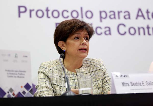 Consejera Electoral Beatriz Galindo Centeno.