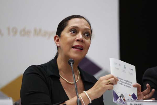 Consejera Electoral Adriana Favela Herrera.