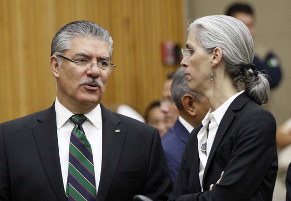  Consejera y Consejero Electorales Pamela San Martín Ríos y Valles y  Arturo Sánchez Gutiérrez.