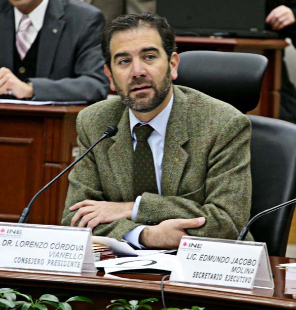 Consejero Presidente Lorenzo Córdova Vianello 