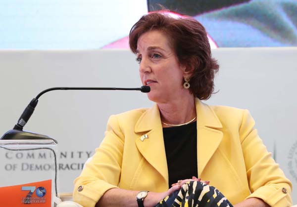 Embajadora de los Estados Unidos en México Roberta S. Jacobson.
