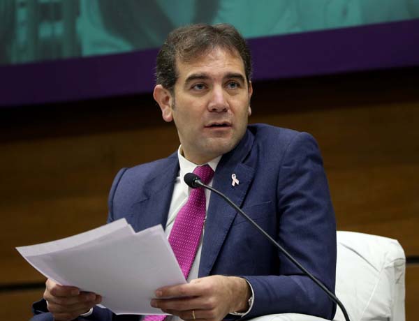 Consejero Presidente del INE Lorenzo Córdova Vianello.

