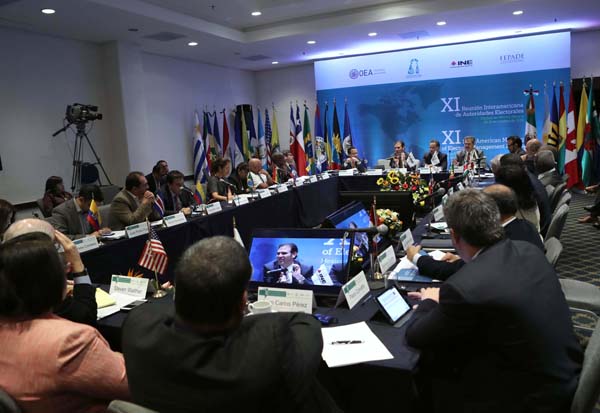 Segundo día de actividades de la XI Reunión Interamericana de Autoridades Electorales.