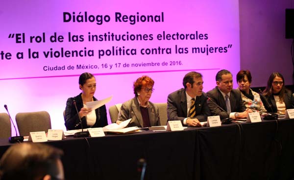 Diálogo Regional: El rol de las instituciones electorales frente a la violencia política contra las mujeres.