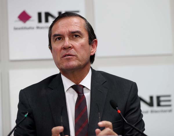 Edmundo Jacobo Molina Secretario Ejecutivo del INE.